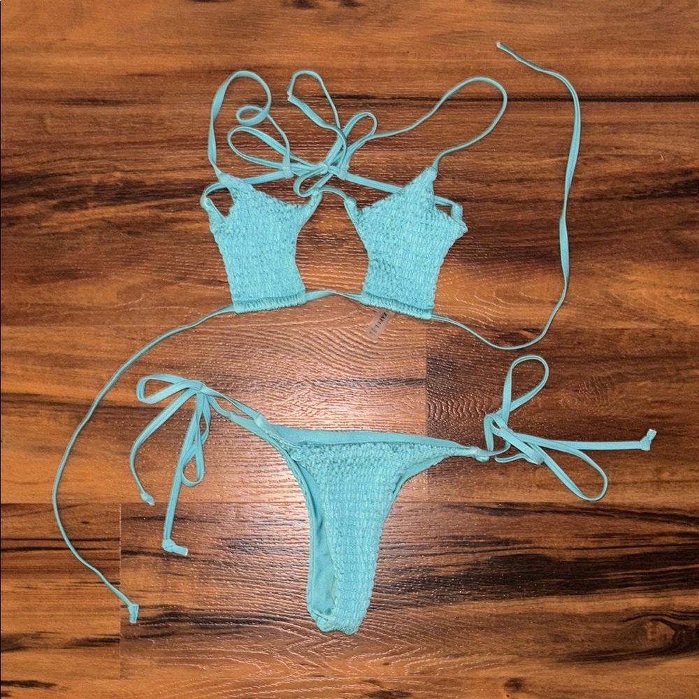 Light Blue Bikini Set